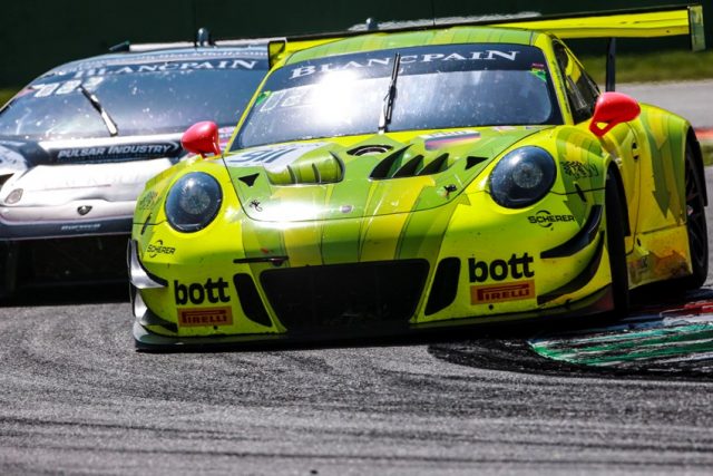 Porsche 911 GT3 R Manthey-Racing, Romain Dumas (F), Frédéric Makowiecki (F), Dirk Werner (D), Monza 2018 Porsche 911 GT3 R Manthey-Racing, Romain Dumas (F), Frédéric Makowiecki (F), Dirk Werner (D), Monza 2018 © Porsche