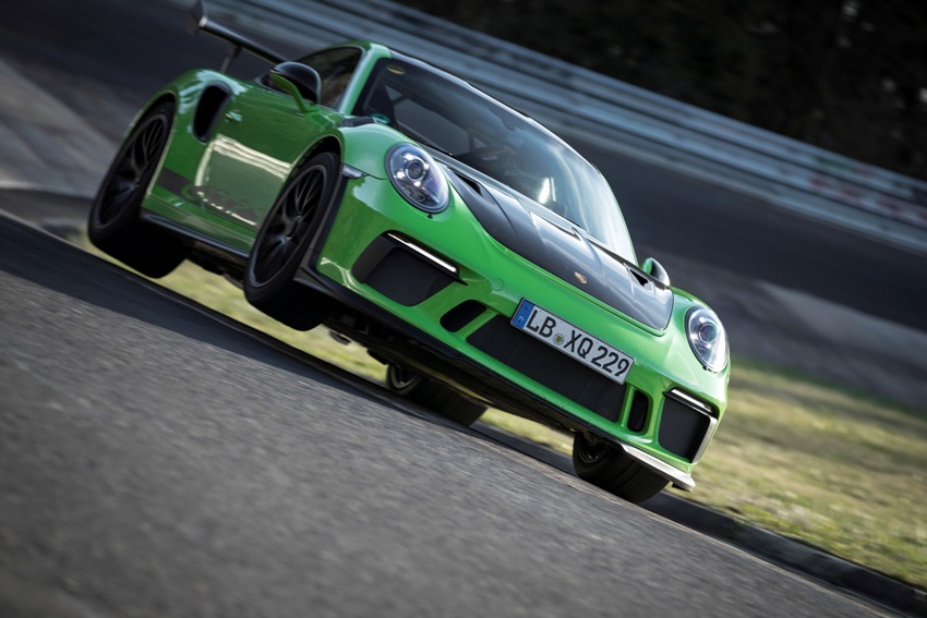 Porsche 911 GT3 RS auf dem Nürburgring-Nordschleife &copy; Porsche