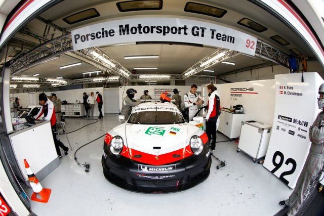 WEC FIA Prologue WEC FIA Prologue Porsche 911 RSR, Porsche GT Team (92), Michael Christensen, Kevin Estre © Porsche Motorsport