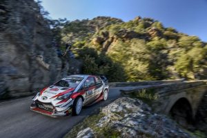 Toyota Gazoo Racing Toyota Yaris WRC bei der Rallye Korsika 2018 © Toyota Gazoo Racing 