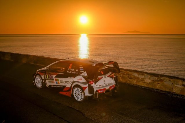 Toyota Yaris WRC Ott Tänak bei der Rally Korsika 2018 © Toyota Gazoo Racing