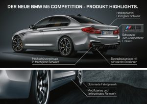 BMW M5 Competition 2018 Highlights Heckbereich © BMW AG