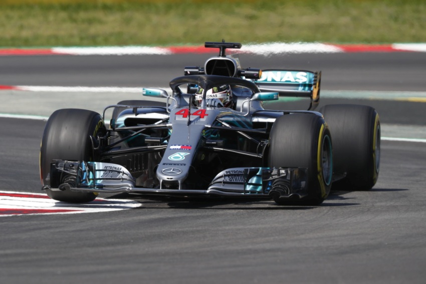 Formel 1 - Mercedes-AMG Petronas Motorsport, Großer Preis von Spanien 2018. Lewis Hamilton Formel 1 - Mercedes-AMG Petronas Motorsport, Großer Preis von Spanien 2018. Lewis Hamilton © Mercedes AMG Petronas Motorsport