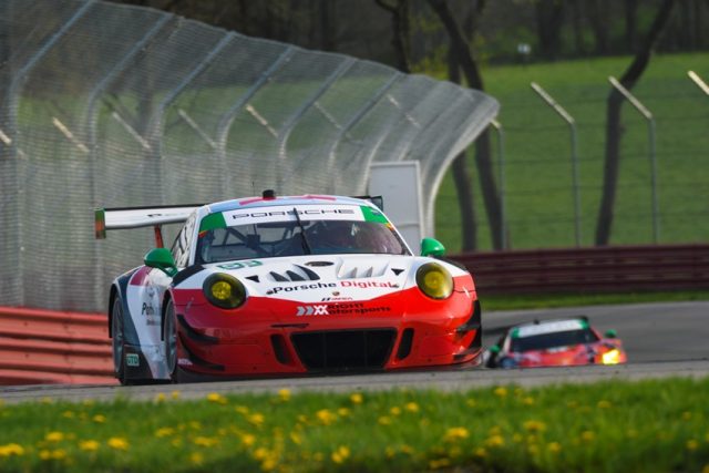 Porsche 911 GT3 R (58), Wright Motorsports Patrick Long, Christina Nielsen Porsche 911 GT3 R (58), Wright Motorsports Patrick Long, Christina Nielsen © Porsche Motorsport