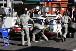 FIA WEC 6 Stunden von Spa Porsche 911 RSR, Porsche GT Team (91), Gianmaria Bruni (I), Richard Lietz (A), Spa 2018 © Porsche Motorsport