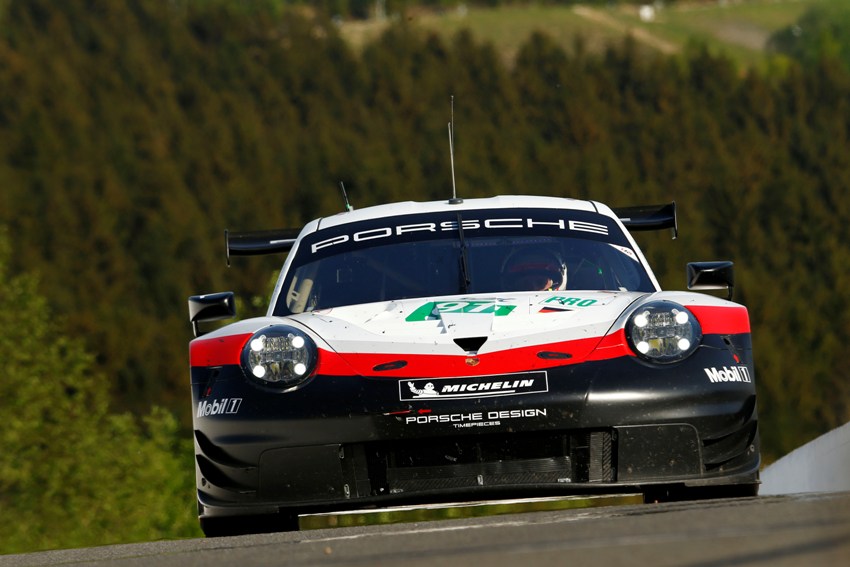 FIA WEC 6 Stunden von Spa Porsche 911 RSR, Porsche GT Team (91), Gianmaria Bruni (I), Richard Lietz (A), Spa-Francorchamps 2018 © Porsche Motorsport