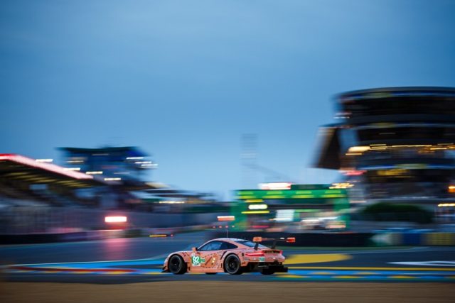 Porsche 911 RSR, Porsche GT Team (92), Michael Christensen (DK), Kevin Estre (F) Laurens Vanthoor (B), Le Mans 2018 Porsche 911 RSR, Porsche GT Team (92), Michael Christensen (DK), Kevin Estre (F) Laurens Vanthoor (B), Le Mans 2018 &cop; Porsche Motorsport