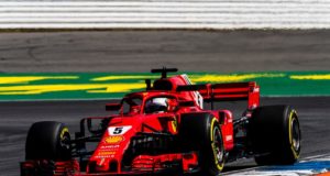 Formel 1 GP Deutschland 2018 – Startaufstellung zum GP von Deutschland Formel 1 Sebastian Vettel GP von Deutschland © Scuderia Ferrari