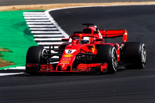 Formel 1 GP Grossbritannien Sebastian Vettel Ferrari Formel 1 GP Grossbritannien Sebastian Vettel Ferrari. © Scuderia Ferrari