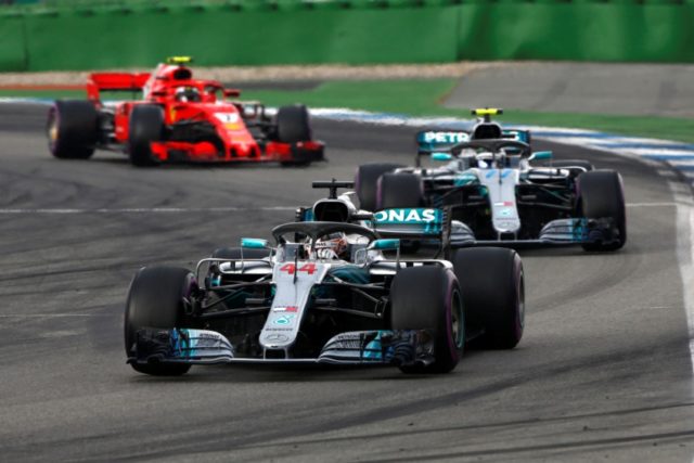 Formel 1 - Mercedes-AMG Petronas Motorsport, GP von Deutschland 2018. Lewis Hamilton, Valtteri Bottas © Mercedes-AMG Petronas Motorsport