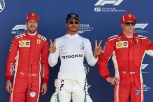 Formel 1 - Mercedes-AMG Petronas Motorsport, Großer Preis von Großbritannien 2018. Sebastian Vettel Lewis Hamilton Kimi Raikkoenen © Mercedes-AMG Petronas Motorsport