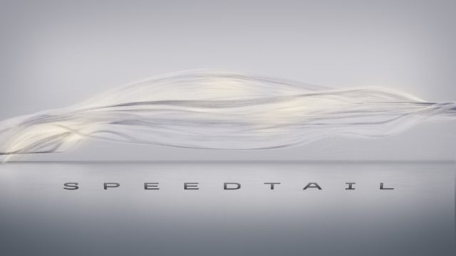 McLaren Speedtail enthüllt als Name des weltweit ersten Hyper-GT © McLaren Automotive