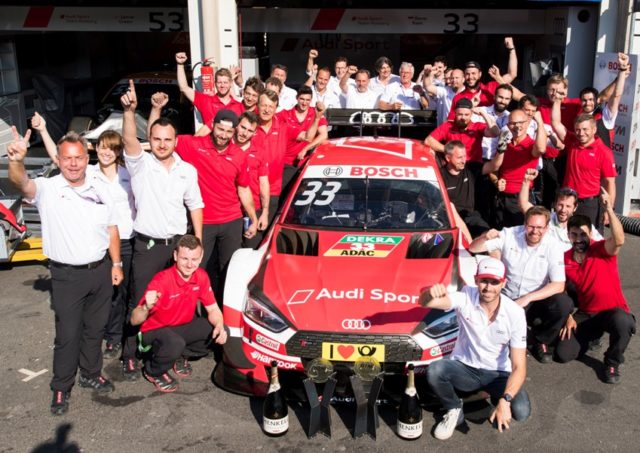 DTM Zandvoort 2018 René Rast und Audi Sport Team Rosberg © Audi Communications Motorsport / Malte Christians