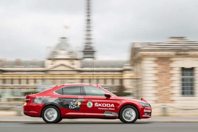 Skoda offizieller Partner der Tour de France Skoda ist zum 15. Mal offizieller Partner und Fahrzeugpartner der Tour de France © Skoda