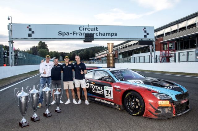 #34 BMW M6 GT3 - Walkenhorst Motorsport Tom Blomqvist (GBR) Philipp Eng (AUT) Christian Krognes (NOR) with Henry Walkenhorst (GER) Team principal Walkenhorst Motorsport © BMW