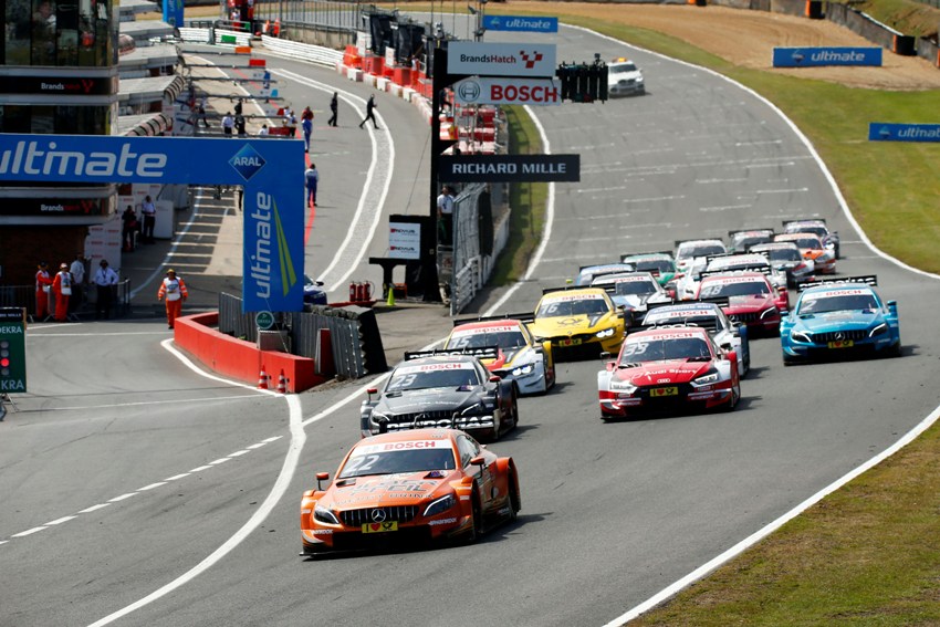 DTM Brands Hatch 2018 Rennen Samstag © DTM