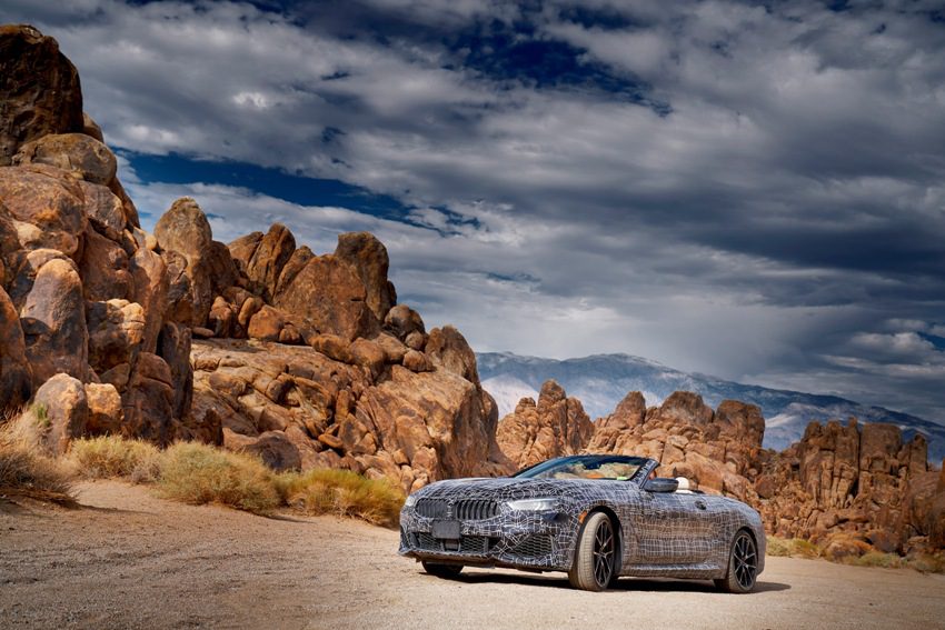 Heißlanderprobung des neuen BMW 8er Cabrio &copy; BMW AG