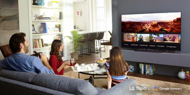 LG TV 2018 Google Assistant © LG