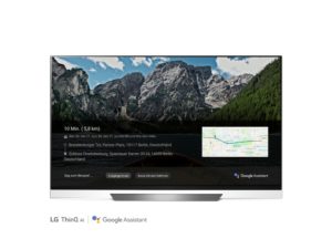 LG TV 2018 Google Maps © LG