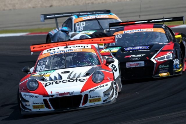 Porsche 911 GT3 R, Precote Herberth Motorsport, Robert Renauer (D), Mathieu Jaminet (F), Nürburgring 2018 Porsche 911 GT3 R, Precote Herberth Motorsport, Robert Renauer (D), Mathieu Jaminet (F), Nürburgring 2018 © Porsche Motorsport