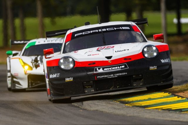 IMSA Porsche 911 RSR (912), Porsche GT Team Earl Bamber, Laurens Vanthoor Virginia © Porche Motorsport