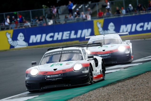 Porsche 911 RSR, Porsche GT Team (91), Gianmaria Bruni (I), Richard Lietz (A), Porsche GT Team (92), Michael Christensen (DK), Kevin Estre (F) Porsche 911 RSR, Porsche GT Team (91), Gianmaria Bruni (I), Richard Lietz (A), Porsche GT Team (92), Michael Christensen (DK), Kevin Estre (F) © Porsche Motorsport