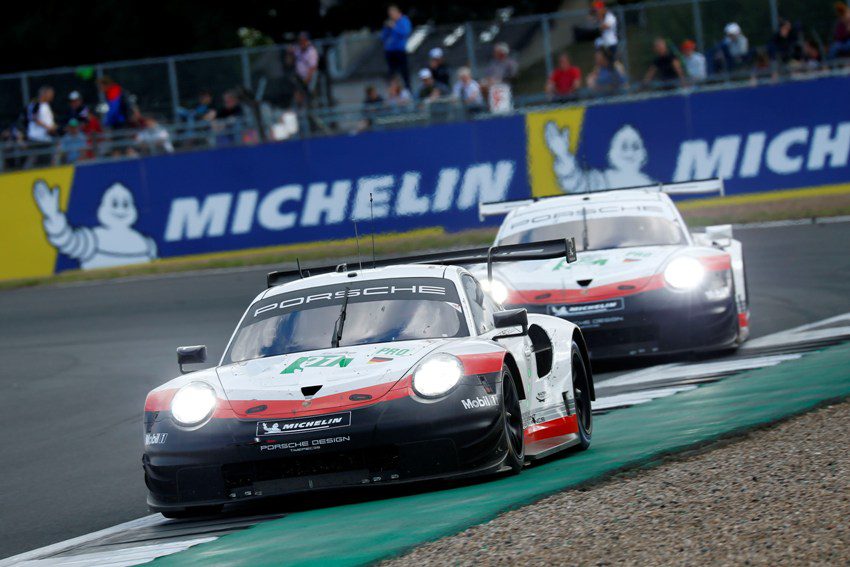 Porsche 911 RSR, Porsche GT Team (91), Gianmaria Bruni (I), Richard Lietz (A), Porsche GT Team (92), Michael Christensen (DK), Kevin Estre (F) Porsche 911 RSR, Porsche GT Team (91), Gianmaria Bruni (I), Richard Lietz (A), Porsche GT Team (92), Michael Christensen (DK), Kevin Estre (F) © Porsche Motorsport