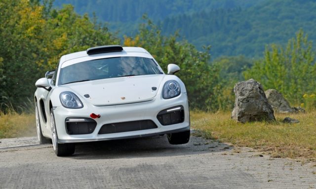 Rallye-Konzeptstudie Porsche Cayman GT4 Clubsport für die FIA R-GT Kategorie © Porsche