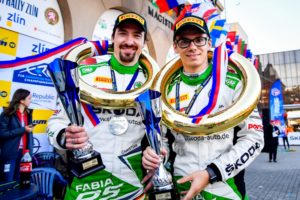 Starker zweiter Platz in Tschechien: Fabian Kreim verteidigt U28-Führung in der Rallye-EM © Skoda Motorsport