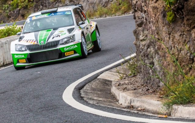Skoda bei der Rallye Tschechien Nach dem erfolgreichen WM-Auftritt bei der ADAC Rallye Deutschland fahren Fabian Kreim/Frank Christian (D/D) bei der Barum Czech Rally Zlín wieder in der FIA Rallye-Europameisterschaft (ERC) © Skoda