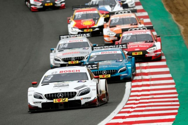 DTM Brands Hatch 2018 DTM 2018 Paul Di Resta vor Gary Paffett DTM Brands Hatch 2018 DTM 2018 Paul Di Resta vor Gary Paffett © DTM