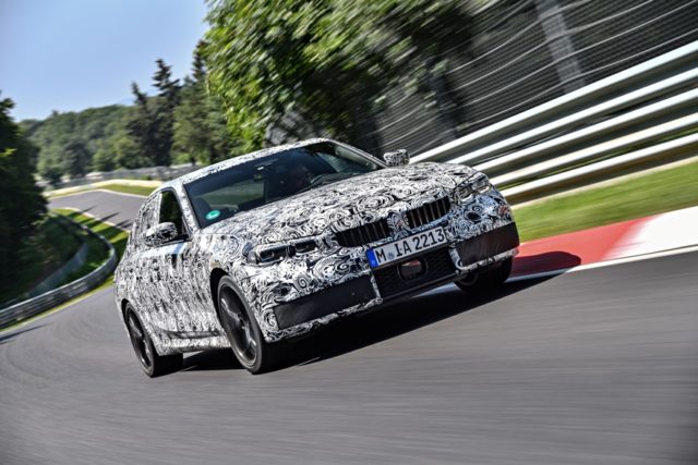 Der neue BMW 3er Erprobung am Nürburgring © BMW AG