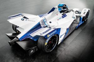 Der neue BMW iFE.18 Heckansicht für die ABB FIA Formel E © BMW Motorsport