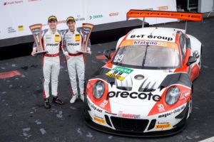 Mathieu Jaminet (F), Robert Renauer (D), Precote Herberth Motorsport ADAC GT Masters © Porsche