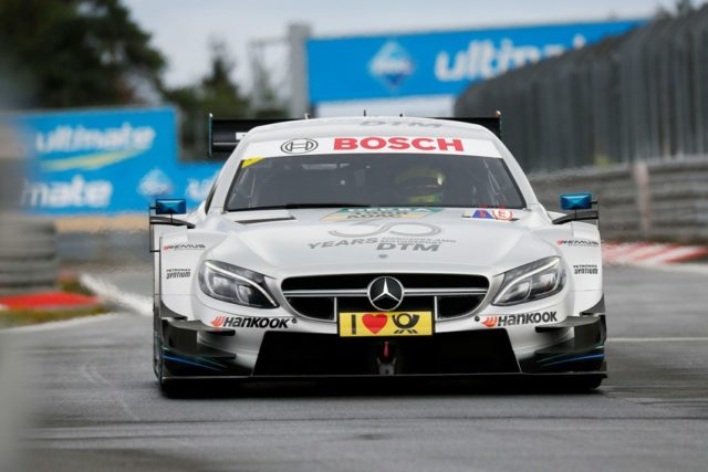 DTM Nürrburgring 2018 Mick Schumacher im Mercedes-AMG C 63 DTM-Renntaxi © DTM