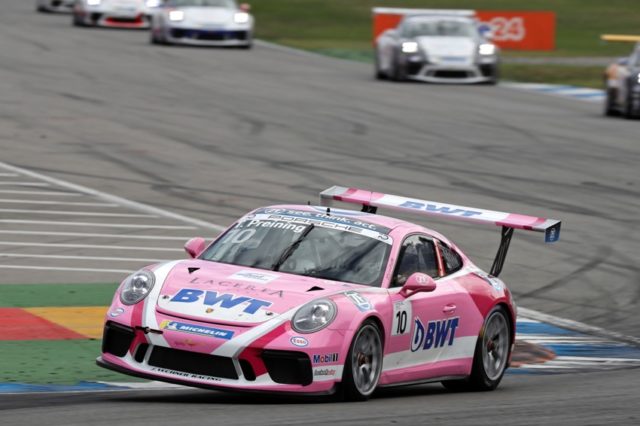 Porsche Carrera Cup Deutschland 2018 Porsche 911 GT3 Cup, Thomas Preining (A), Porsche Carrera Cup Deutschland, Hockenheimring 2018 © Porsche Motorsport