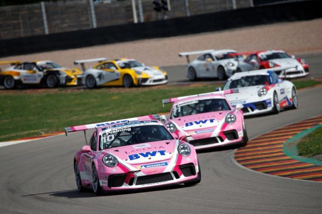 Porsche Carrera Cup Deutschland 2018 Porsche 911 GT3 Cup, Thomas Preining (A), Porsche Carrera Cup Deutschland, Sachsenring 2018 © Porsche Motorsport