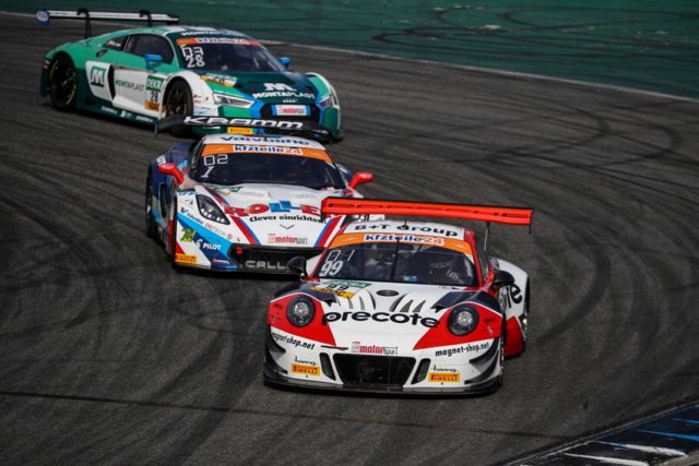 Porsche 911 GT3 R, Precote Herberth Motorsport, Robert Renauer (D), Mathieu Jaminet (F), Hockenheimring 2018 © Porsche Motorsport