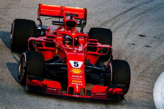 Formel 1 Sebastian Vettel Singapur GP 2018 Sebastian Vettel Singapur GP 2018 Formel 1 © Scuderia Ferrari
