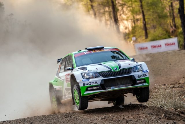 Skoda bei der Rallye Grossbritannien Die amtierenden WRC 2-Champions Pontus Tidemand/Jonas Andersson (ŠKODA FABIA R5) wollen den Vorjahressieg in der Kategorie WRC 2 beim WM-Lauf in Großbritannien wiederholen. © Skoda Motorsport