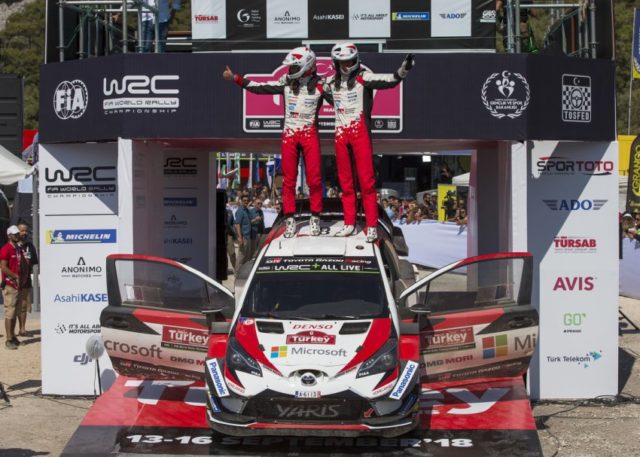 Toyota Gazoo Racing bei der Rallye Türkei Doppelsieg Toyota Gazoo Racing bei der Rallye Türkei Doppelsieg © Toyota Motorsport