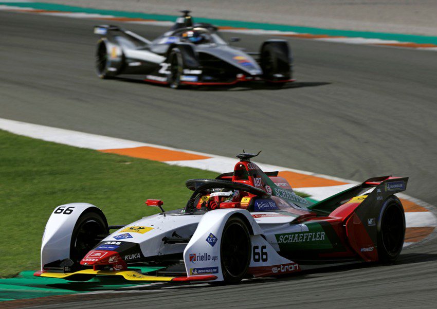 Formel E Test, Valencia Audi e-tron FE05 #66 (Audi Sport ABT Schaeffler), Daniel Abt &copy; Audi Communications Motorsport / Michael Kunkel