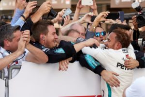Formel 1 - Mercedes-AMG Petronas Motorsport, Großer Preis von Japan 2018 Lewis Hamilton nach dem Rennen © Mercedes AMG Petronas Motorsport