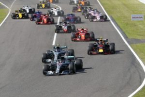 Formel 1 - Mercedes-AMG Petronas Motorsport, Großer Preis von Japan 2018. Lewis Hamilton, Valtteri Bottas © Mercedes AMG Petrona Motorsport