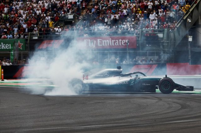 Formel 1 - Mercedes-AMG Petronas Motorsport, Großer Preis von Mexiko 2018. Lewis Hamilton F1 Weltmeister 2018 © Mercedes AMG Petronas Motorsport