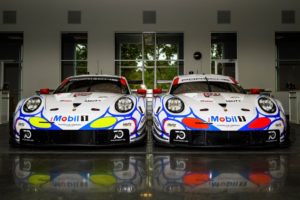 Porsche 911 RSR, Porsche GT Team Earl Bamber, Laurens Vanthoor, Mathieu Jaminet (912); Patrick Pilet, Nick Tandy, Frederic Makowiecki (911 © Porsche Motorsport