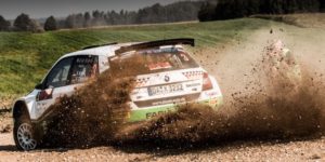 Staub aufgewirbelt: Fabian Kreim/Frank Christian schafften im Kontinentalchampionat zuletzt vier Podestplätze in Serie. © Skoda Motorsport