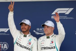 Formel 1 - Mercedes-AMG Petronas Motorsport, Großer Preis von Brasilien 2018. Lewis Hamilton, Valtteri Bottas ©   Mercedes-AMG Petronas Motorsport