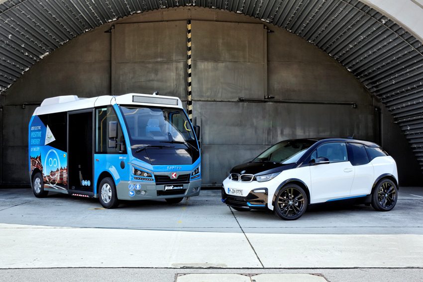 Motor und Batterie des BMW i3 nun auch für den voll-elektrischen Karsan Jest Stadtbus &copy; BMW AG
