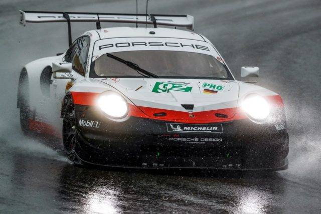 Porsche 911 RSR, Porsche GT Team (92), Michael Christensen (DK), Kevin Estre (F), Shanghai 2018 Rennen Porsche 911 RSR, Porsche GT Team (92), Michael Christensen (DK), Kevin Estre (F), Shanghai 2018 © Porsche Motorsport